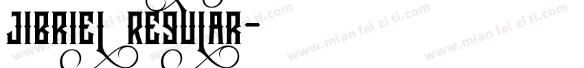 Jibriel Regular字体转换
